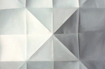 Faltbild 1-12, 2012. Öl auf Leinwand, 100 x 100 cm