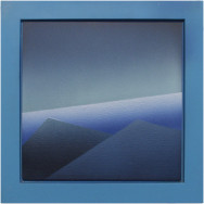 Horizont 1-02, 2002.  Acryl auf Leinwand, 50 x 50 cm.