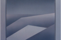 Horizont 4-02, 2002.  Acryl auf Leinwand, 50 x 50 cm.
