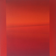Horizont 1-00, 2000.  Acryl auf Leinwand, 80 x 80 cm