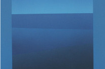 Horizont 3-03, 2003.  Acryl auf Leinwand, 80 x 80 cm.