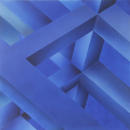 Raumbild 1-03, 2003. Öl auf Leinwand, 80 x 80 cm