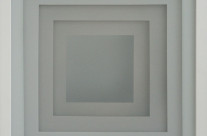 Shadowbox 3-11, 2011. Glas, Acrylglas, Leinwand, Acryl, 50 x 50 cm